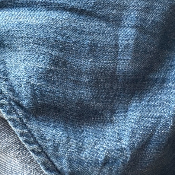 Old Navy Denim Tiered Top w/ long sleeves Sz XXL - Picture 6 of 7